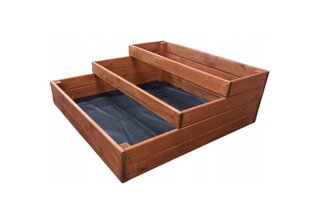 Деревянная садовая кровать Salix, 100x100см цена и информация | Теплицы | kaup24.ee