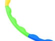 Hula hop kokkupandav värvikas ring SP0692 pildistamiseks цена и информация | Hularõngad | kaup24.ee