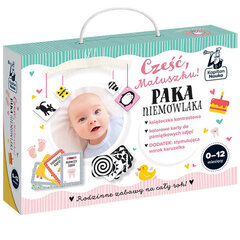 Контрастная книжка для малышей в коробке KS0880 цена и информация | Игрушки для малышей | kaup24.ee