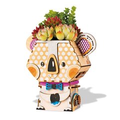 3D puidust pusle - lillepott „Koaala“, Colorino Hobby цена и информация | Развивающие игрушки | kaup24.ee