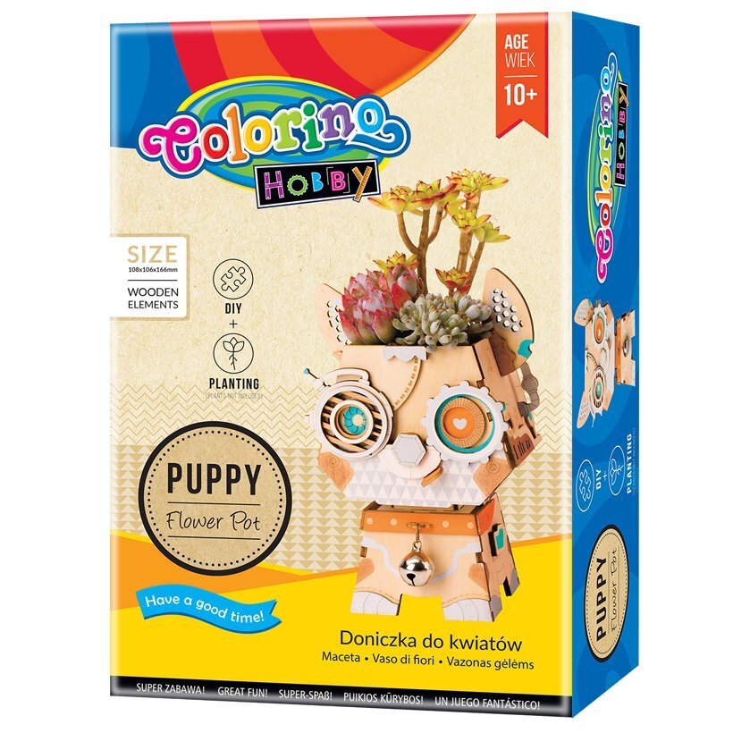 3D puidust pusle - pott „Kutsikas“, Colorino Hobby hind ja info | Arendavad mänguasjad | kaup24.ee