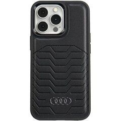 Audi Synthetic Leather MagSafe iPhone 13 Pro | 13 6.1" czarny|black hardcase AU-TPUPCMIP13P-GT|D3-BK цена и информация | Чехлы для телефонов | kaup24.ee