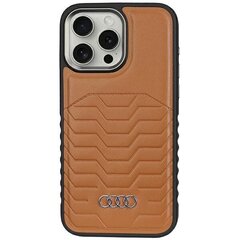 Audi Synthetic Leather MagSafe iPhone 15 Pro 6.1" czerwony|red hardcase AU-TPUPCMIP15P-GT|D3-RD цена и информация | Чехлы для телефонов | kaup24.ee