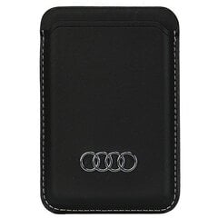 Audi Synthetic Leather Wallet Card Slot czarny|black MagSafe AU-MSCH-Q3|D1-BK цена и информация | Чехлы для телефонов | kaup24.ee