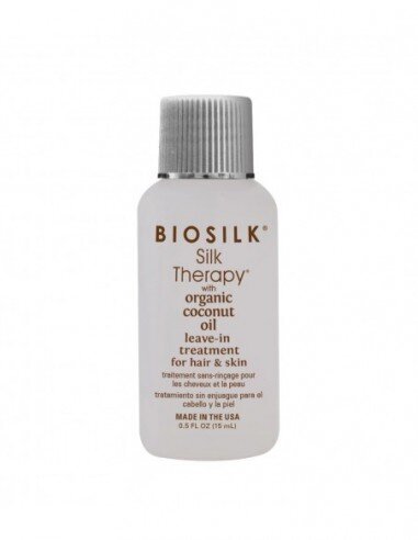 Kookosõli juustele ja nahale Biosilk Silk Therapy Organic 15 ml цена и информация | Maskid, õlid, seerumid | kaup24.ee