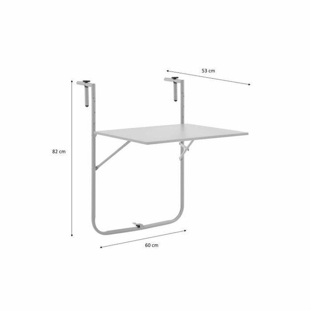 Laud 60 x 78 x 86-101 cm цена и информация | Aialauad | kaup24.ee