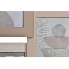 Fotoraam DKD Home Decor Puit Beež Virsik Linna (2 Ühikut) (58 x 2 x 50 cm) hind ja info | Pildiraamid | kaup24.ee