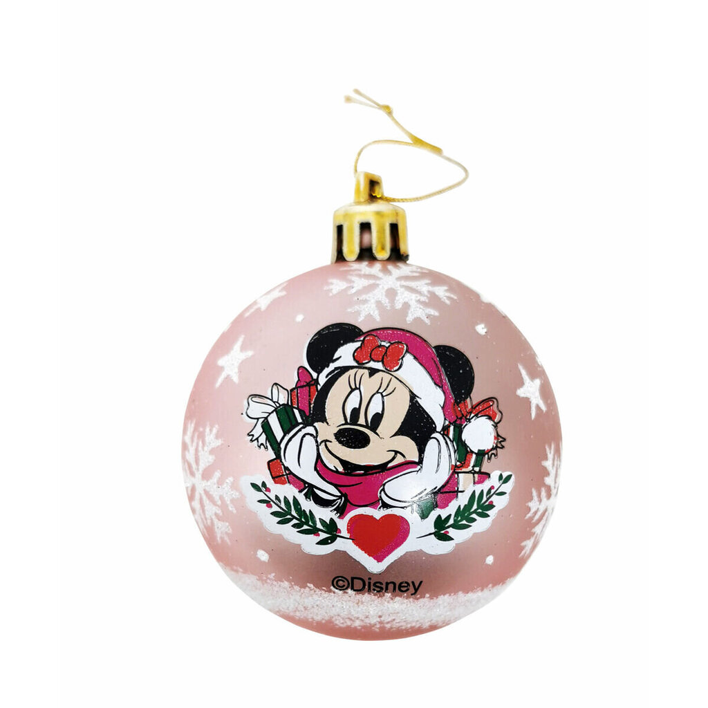 Kuuseehe Minnie Mouse Lucky, 10 tk, (Ø 6 cm, roosa hind ja info | Kuuseehted | kaup24.ee