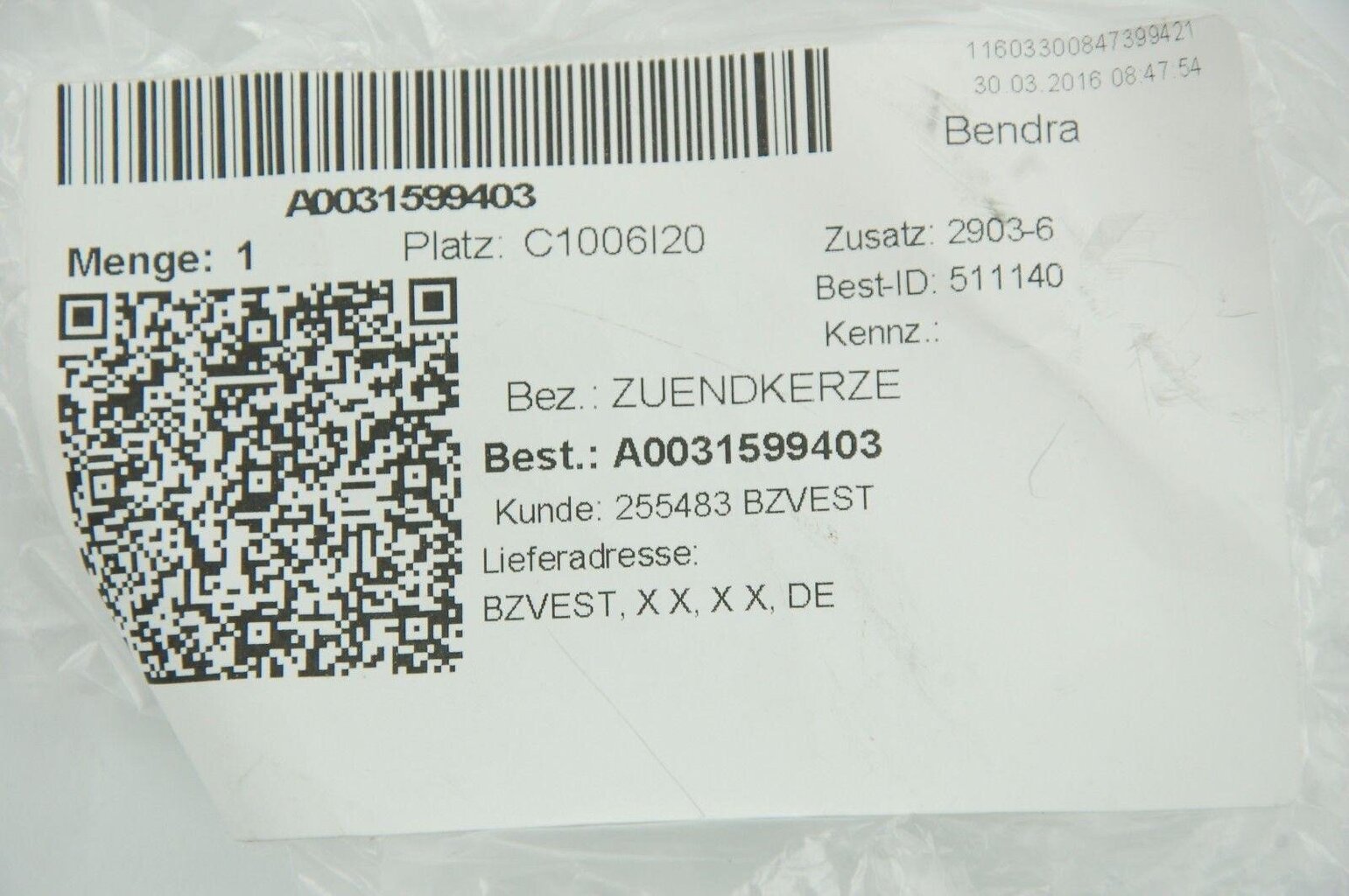 Mercedes-Benz Platinum süüteküünal A0031599403 hind ja info | Lisaseadmed | kaup24.ee