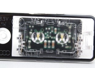 Audi A4 8E B6 B7 / A6 4F LED numbrimärgituli vasakule 4H0943021 Ehtne 4H0943021 hind ja info | Lisaseadmed | kaup24.ee