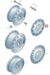 Volkswagen Beetle veljerõngad 1C0601147JMFX hind ja info | Lisaseadmed | kaup24.ee