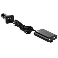 Akyga AK-CH-10 car charger (12 V | 4 x USB | 9000 mA) black цена и информация | Зарядные устройства для телефонов | kaup24.ee