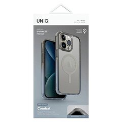 UNIQ etui Combat Duo iPhone 15 Pro Max 6.7" Magclick Charging niebiesko-szary|dusty blue-grey цена и информация | Чехлы для телефонов | kaup24.ee