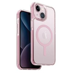 UNIQ etui Combat iPhone 15 | 14 | 13 6.1" Maglick Charging różowy|baby pink цена и информация | Чехлы для телефонов | kaup24.ee