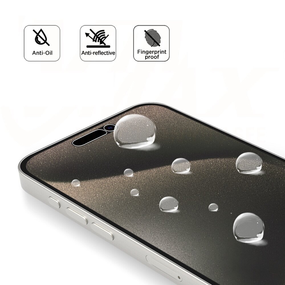 Vmax tempered glass 0.33mm clear glass for iPhone 13 | 13 Pro 6,1" matte цена и информация | Ekraani kaitsekiled | kaup24.ee