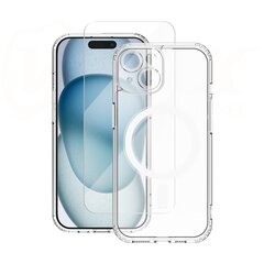 Vmax set Mag case + glass 2,5D premium for iPhone 15 6,1" цена и информация | Чехлы для телефонов | kaup24.ee