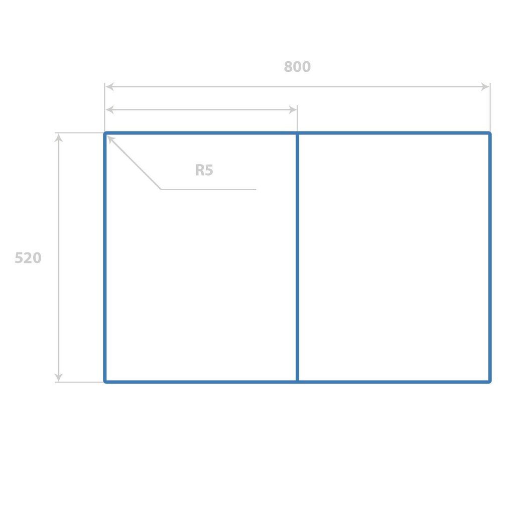 Lõikelaud Laine abstraktsioon, 2x40x251 цена и информация | Lõikelauad | kaup24.ee