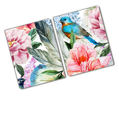 Lõikelaud Lilled ja linnud, 2x40x233 hind ja info | Lõikelauad | kaup24.ee