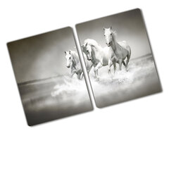 Lõikelaud Valged hobused, 2x40x127 цена и информация | Разделочная доска | kaup24.ee
