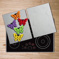 Lõikelaud Värvilised liblikad, 2x40x100 hind ja info | Lõikelauad | kaup24.ee