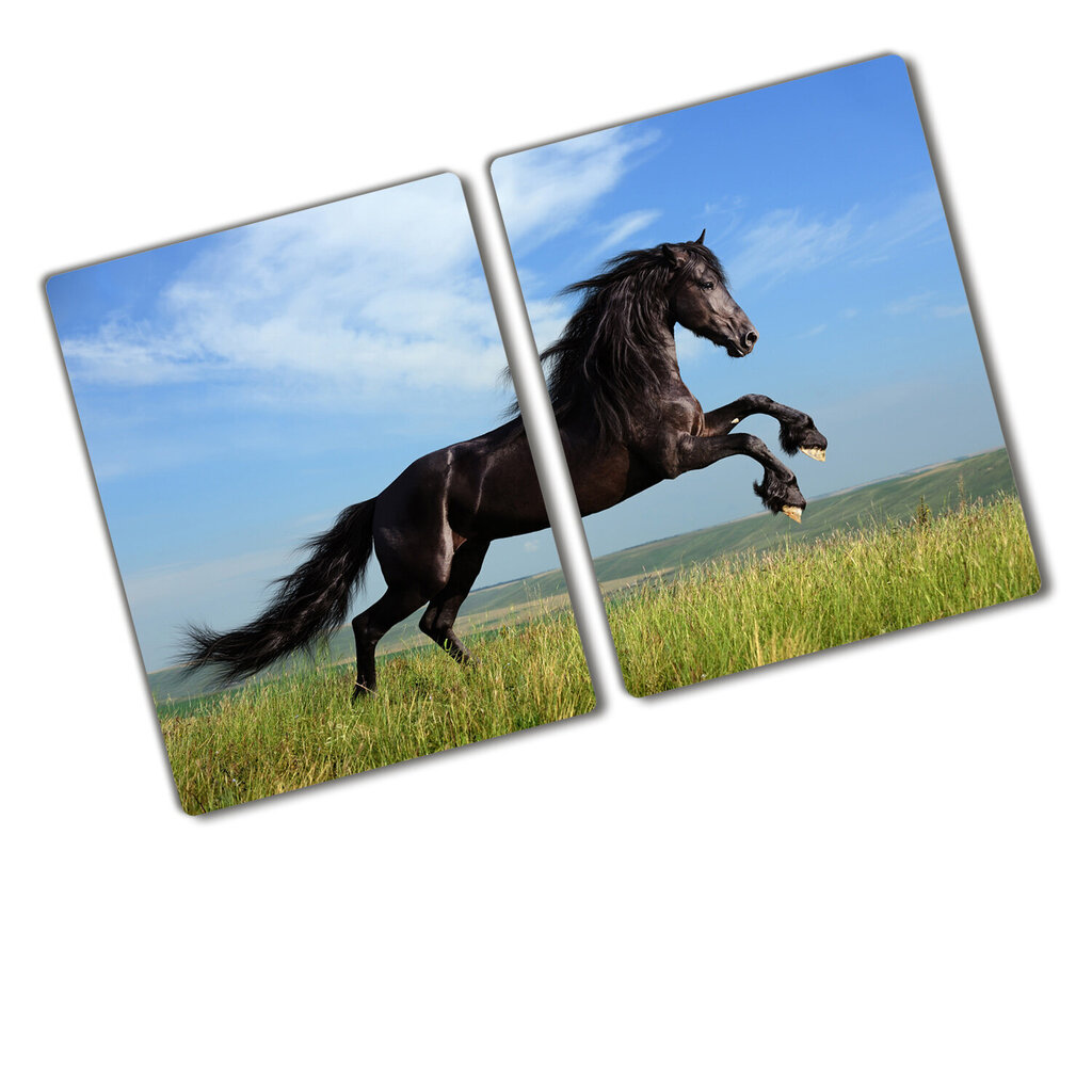 Lõikelaud Must hobune heinamaal, 2x40x116 hind ja info | Lõikelauad | kaup24.ee