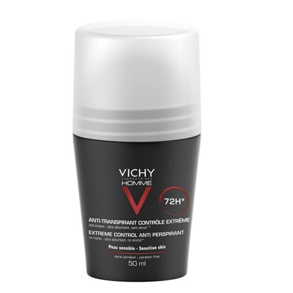 Vichy Homme 72h antiperspirant meestele 50 ml цена и информация | Deodorandid | kaup24.ee