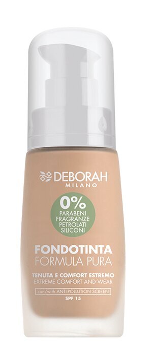 Jumestuskreem Deborah Milano Formula Pura 30 ml, 02 Beige цена и информация | Jumestuskreemid, puudrid | kaup24.ee