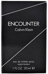 Tualettvesi Calvin Klein Encounter EDT meestele 30 ml hind ja info | Meeste parfüümid | kaup24.ee