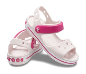 Босоножки Crocs Kids' Crocband Sandal, Balery Pink/Candy Pink цена и информация | Детские сандали | kaup24.ee