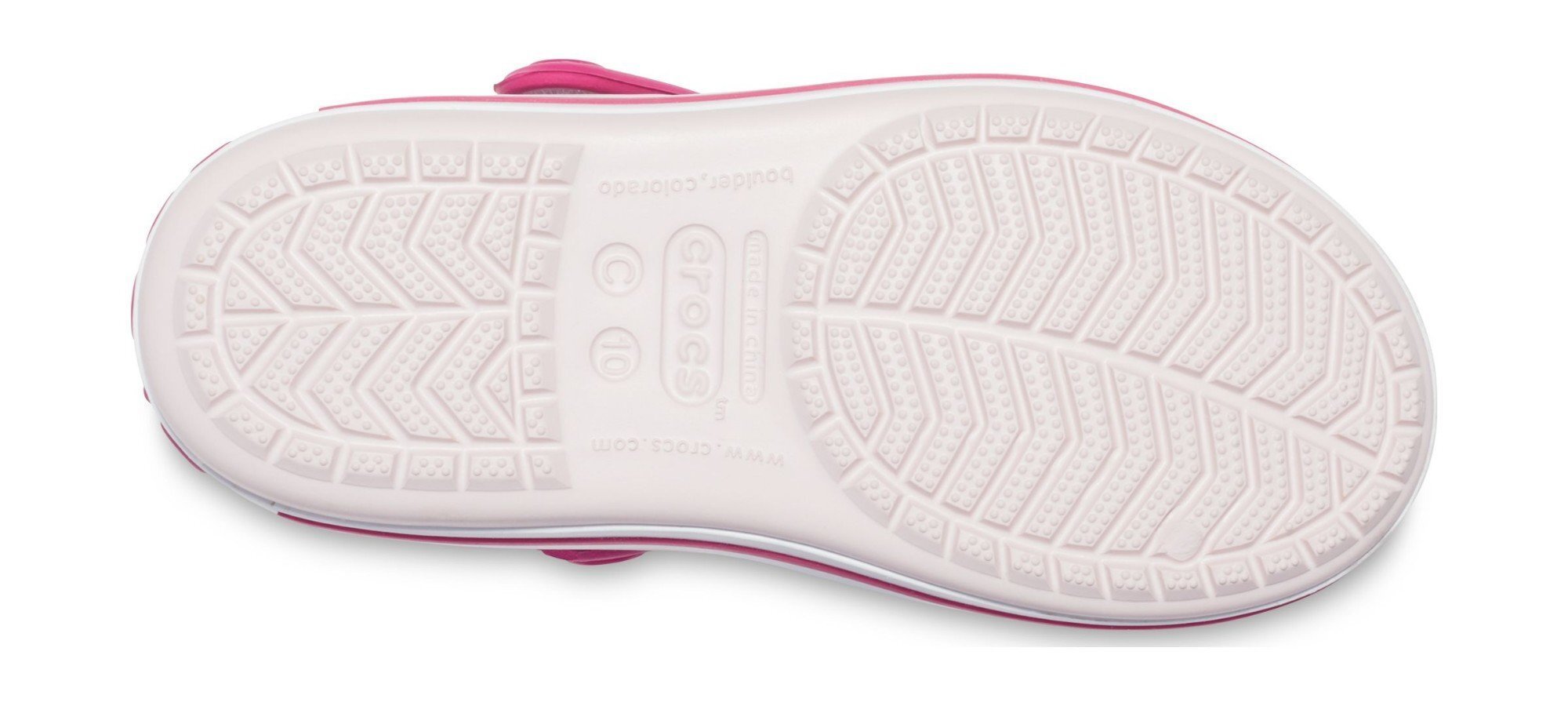 Sandaalid Crocs Kids' Crocband Sandal, Barely Pink/Candy Pink hind ja info | Laste sandaalid | kaup24.ee