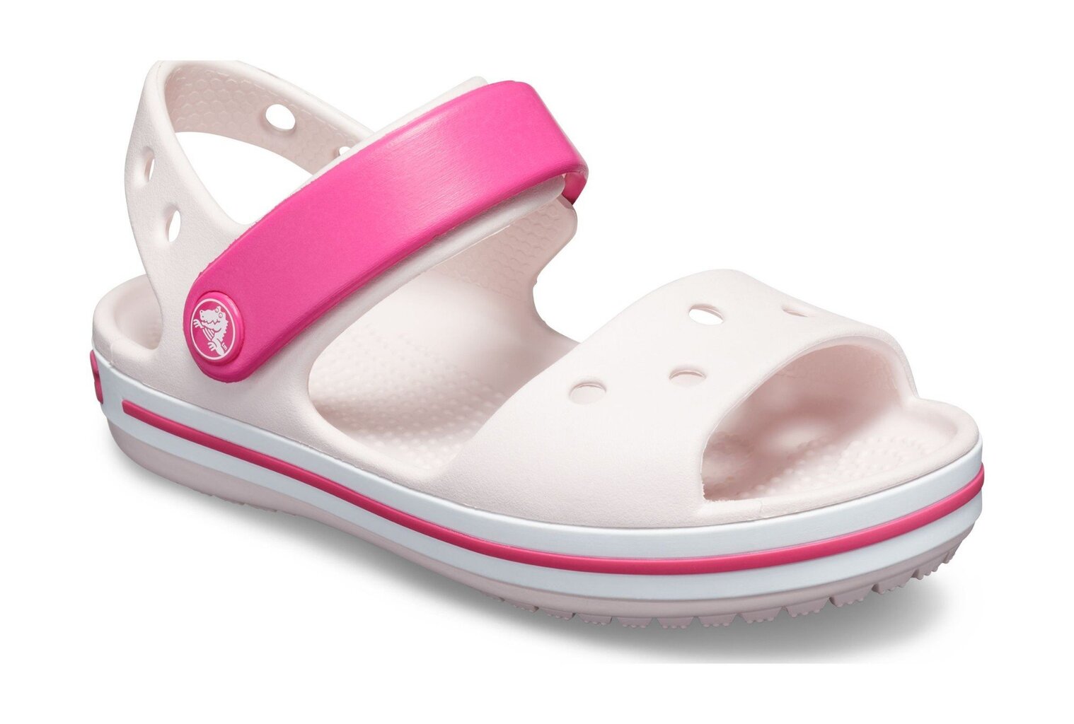 Sandaalid Crocs Kids' Crocband Sandal, Barely Pink/Candy Pink цена и информация | Laste sandaalid | kaup24.ee