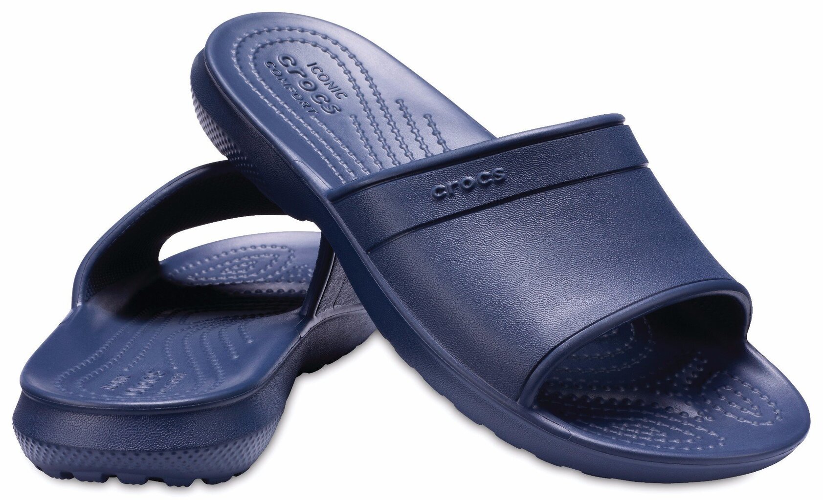 Laste sussid Crocs Kids' Classic Slide, Navy hind ja info | Laste rannajalatsid | kaup24.ee