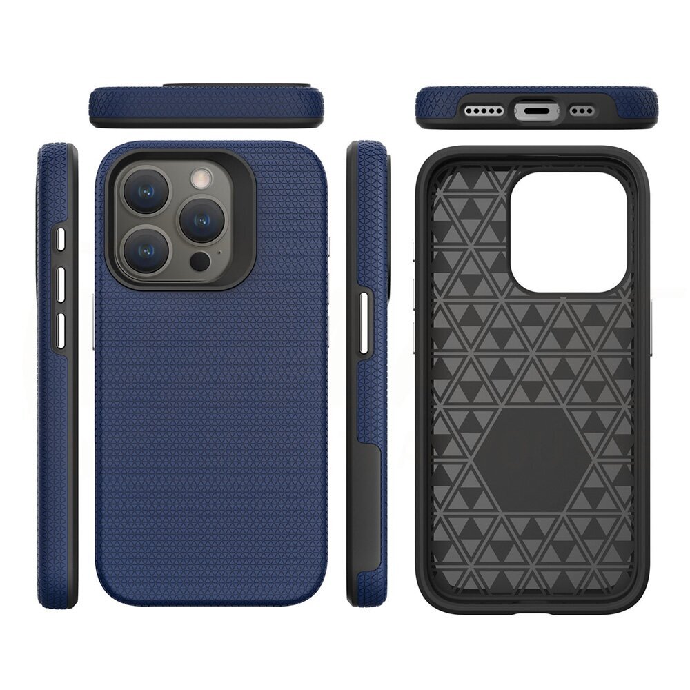 Vmax Triangle Case for Samsung Galaxy A14 4G | 5G navy blue цена и информация | Telefoni kaaned, ümbrised | kaup24.ee