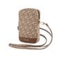 Guess PU G Cube Wallet Phone Bag Zipper Brown цена и информация | Telefoni kaaned, ümbrised | kaup24.ee