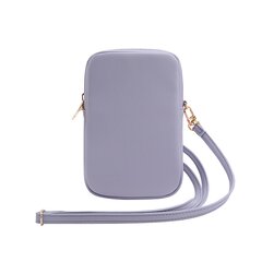 Guess PU Grained 4G Metal Logo Wallet Phone Bag Zipper Purple цена и информация | Чехлы для телефонов | kaup24.ee