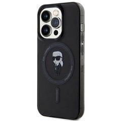 Karl Lagerfeld KLHMP15XHFCKNOK iPhone 15 Pro Max 6.7" czarny|black hardcase IML Ikonik MagSafe цена и информация | Чехлы для телефонов | kaup24.ee