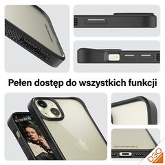 PanzerGlass ClearCase iPhone 15 Plus 6.7" D3O 2xMilitary grade czarny|black 1178 цена и информация | Чехлы для телефонов | kaup24.ee