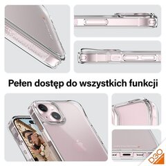 PanzerGlass HardCase iPhone 15 6.1" D3O 3xMilitary grade transparent 1172 цена и информация | Чехлы для телефонов | kaup24.ee