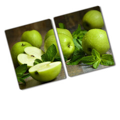 Lõikelaud Rohelised õunad, 2x40x964 hind ja info | Lõikelauad | kaup24.ee