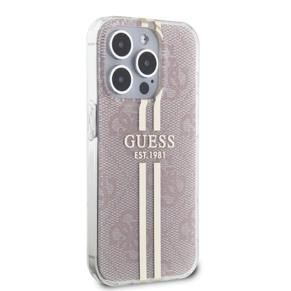 Guess IML 4G Gold Stripe Case hind ja info | Telefoni kaaned, ümbrised | kaup24.ee