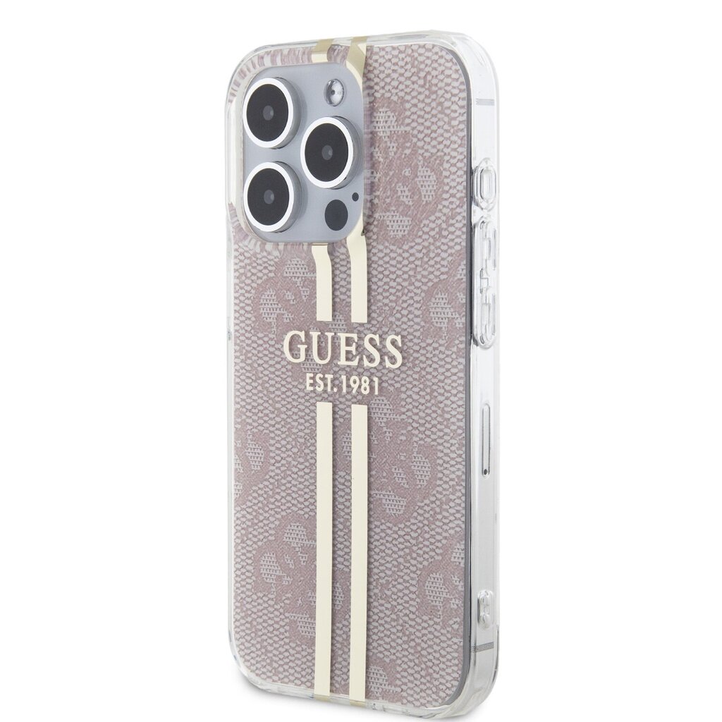 Guess IML 4G Gold Stripe Case цена и информация | Telefoni kaaned, ümbrised | kaup24.ee