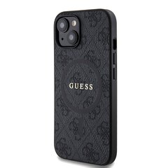 Guess PU Leather 4G Colored Ring MagSafe Case for iPhone 14 Pro Brown цена и информация | Чехлы для телефонов | kaup24.ee