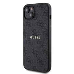 Guess PU Leather 4G Colored Ring MagSafe Case for iPhone 14 Pro Brown цена и информация | Чехлы для телефонов | kaup24.ee