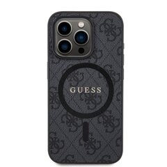 Guess PU Leather 4G Colored Ring MagSafe Case for iPhone 15 Brown цена и информация | Чехлы для телефонов | kaup24.ee