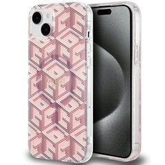 Guess GUHMP15SHGCUSTGP iPhone 15 | 14 | 13 6.1" różowy|pink hardcase IML GCube MagSafe цена и информация | Чехлы для телефонов | kaup24.ee