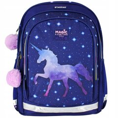 Kooli seljakott Starpak Unicorn Galaxy 506125, 41x30x20 cm цена и информация | Школьные рюкзаки, спортивные сумки | kaup24.ee