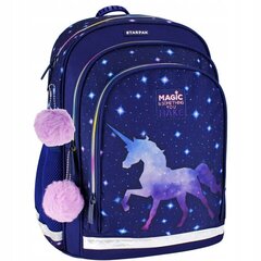 Kooli seljakott Starpak Unicorn Galaxy 506125, 41x30x20 cm цена и информация | Школьные рюкзаки, спортивные сумки | kaup24.ee