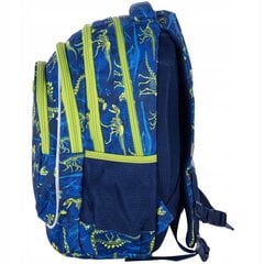 Kooli seljakott AstraBag Dinos AB420 502022097, 39x28x15 cm, sinine цена и информация | Школьные рюкзаки, спортивные сумки | kaup24.ee