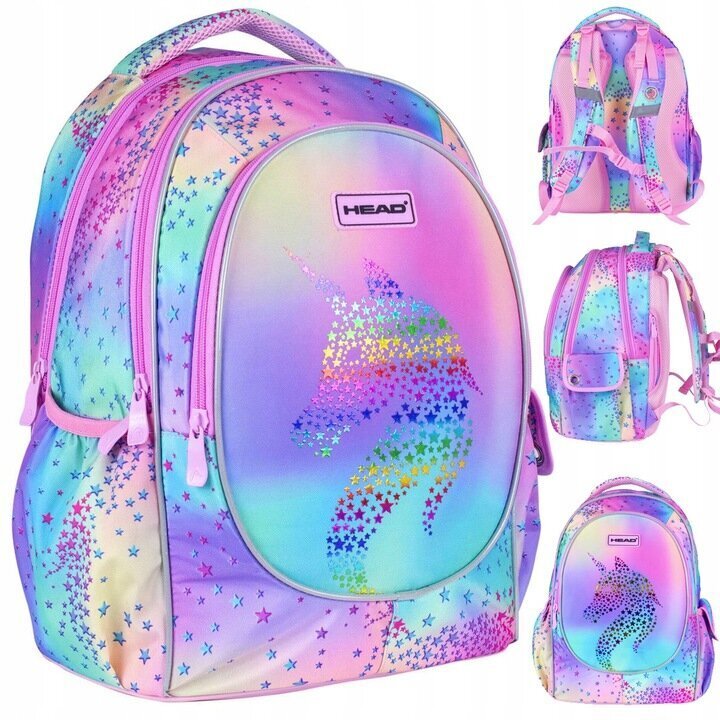 Kooli seljakott Head Unicorn Ombre AB340 502021563, 41x32x17 cm цена и информация | Koolikotid, sussikotid | kaup24.ee