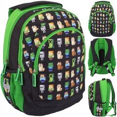 Kooli seljakott Astra Minecraft 502021200, 24 l, 39x28x17 cm цена и информация | Школьные рюкзаки, спортивные сумки | kaup24.ee